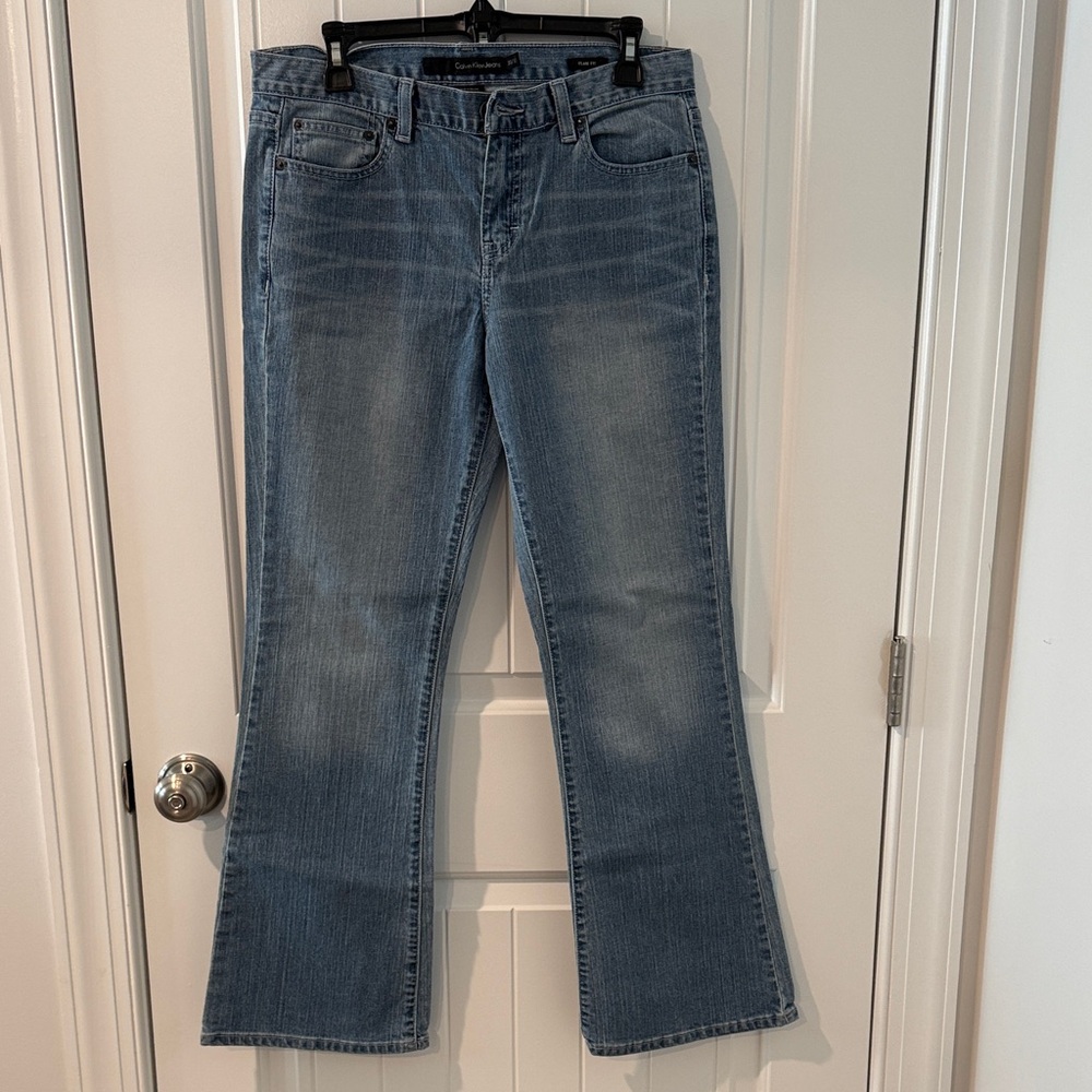Calvin Klein Light Blue Flare Jeans